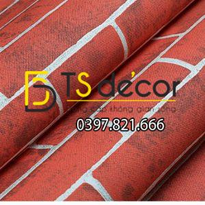 Giấy Dán Tường 3D Họa Tiết Giả Gạch cao cấp 3D006 - Ảnh 7