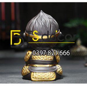 Đồ Gốm Trang Trí Tượng Đại Thánh Ngồi Thiền DTT01 - Ảnh 9