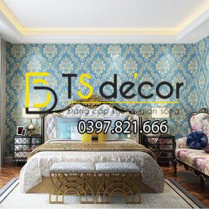 Giấy dán tường cổ điển châu Âu 3D328 - Ảnh 5