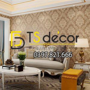Giấy dán tường cổ điển châu Âu 3D328 - Ảnh 3