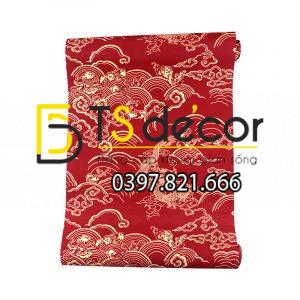 GIẤY DÁN TƯỜNG RỒNG MÂY 3D332 CHO PHÒNG KHÁCH QUÁN ĂN TRUNG HOA - Ảnh 4