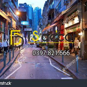Tranh Dán Tường 3D Chủ Đề Đường phố Hong Kong "Hot Trend" 5DHK - Ảnh 12