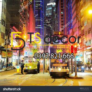 Tranh Dán Tường 3D Chủ Đề Đường phố Hong Kong "Hot Trend" 5DHK - Ảnh 19