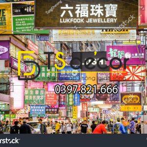Tranh Dán Tường 3D Chủ Đề Đường phố Hong Kong "Hot Trend" 5DHK - Ảnh 23