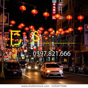 Tranh Dán Tường 3D Chủ Đề Phố Cổ Hong Kong 5DHK1 - Ảnh 3