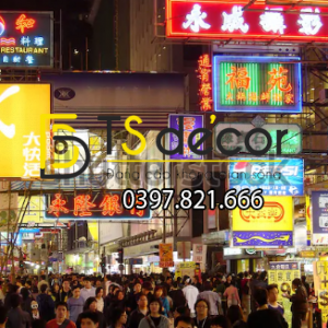 Tranh Dán Tường 3D Chủ Đề Đường phố Hong Kong "Hot Trend" 5DHK - Ảnh 34