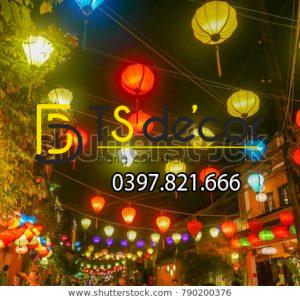 Tranh Dán Tường 3D Chủ Đề Phố Cổ Hong Kong 5DHK1 - Ảnh 8