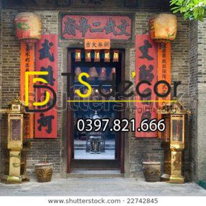 Tranh Dán Tường 3D Chủ Đề Phố Cổ Hong Kong 5DHK1 - Ảnh 12