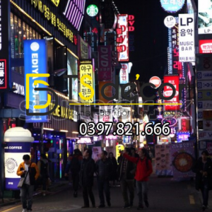Tranh Dán Tường 3D Phong Cách Đường Phố Hàn Quốc-HQ5D - Ảnh 29