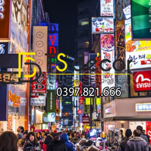 Tranh Dán Tường 3D Phong Cách Đường Phố Hàn Quốc-HQ5D - Ảnh 13