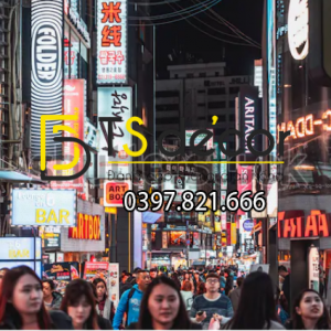 Tranh Dán Tường 3D Phong Cách Đường Phố Hàn Quốc-HQ5D - Ảnh 24