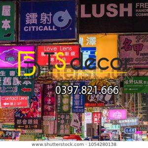 Tranh Dán Tường 3D Chủ Đề Đường phố Hong Kong "Hot Trend" 5DHK - Ảnh 37