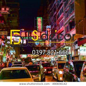 Tranh Dán Tường 3D Chủ Đề Đường phố Hong Kong "Hot Trend" 5DHK - Ảnh 39