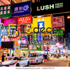Tranh Dán Tường 3D Chủ Đề Đường phố Hong Kong "Hot Trend" 5DHK - Ảnh 42