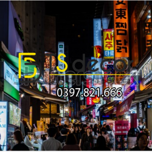 Tranh Dán Tường 3D Phong Cách Đường Phố Hàn Quốc-HQ5D - Ảnh 12