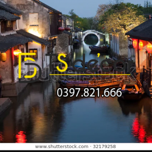 Tranh Dán Tường 3D Chủ Đề Phố Cổ Hong Kong 5DHK1 - Ảnh 33