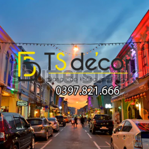 Tranh Dán Tường 3D Chủ Đề Phố Cổ Hong Kong 5DHK1 - Ảnh 34