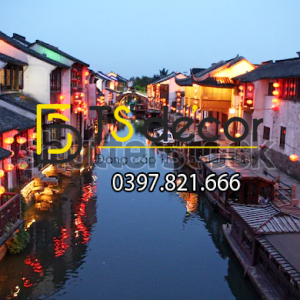 Tranh Dán Tường 3D Chủ Đề Phố Cổ Hong Kong 5DHK1 - Ảnh 36