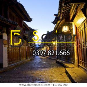 Tranh Dán Tường 3D Chủ Đề Phố Cổ Hong Kong 5DHK1 - Ảnh 45
