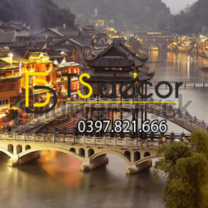 Tranh Dán Tường 3D Chủ Đề Phố Cổ Hong Kong 5DHK1 - Ảnh 49
