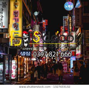 Tranh Dán Tường 3D Phong Cách Đường Phố Hàn Quốc-HQ5D - Ảnh 8