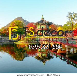 Tranh Dán Tường 3D Phong Cách Đường Phố Hàn Quốc-HQ5D - Ảnh 6