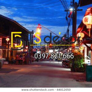 Tranh Dán Tường 3D Chủ Đề Phố Cổ Hong Kong 5DHK1 - Ảnh 58