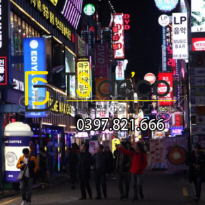 Tranh Dán Tường 3D Phong Cách Đường Phố Hàn Quốc-HQ5D - Ảnh 3
