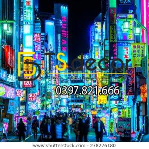 Tranh Dán Tường 3D Chủ Đề Đường Phố Nhật Bản "Hot Trend" 5DNB - Ảnh 28