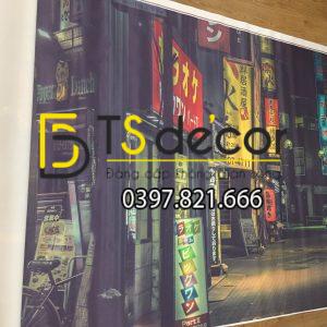 Tranh Dán Tường 3D Chủ Đề Đường Phố Nhật Bản "Hot Trend" 5DNB - Ảnh 7