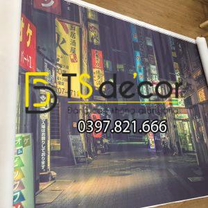 Tranh Dán Tường 3D Chủ Đề Đường Phố Nhật Bản "Hot Trend" 5DNB - Ảnh 5