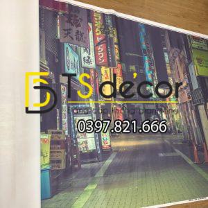 Tranh Dán Tường 3D Chủ Đề Đường Phố Nhật Bản "Hot Trend" 5DNB - Ảnh 17
