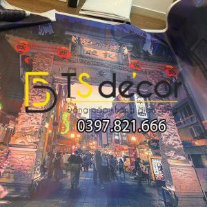Tranh Dán Tường 3D Chủ Đề Đường Phố Nhật Bản "Hot Trend" 5DNB - Ảnh 21