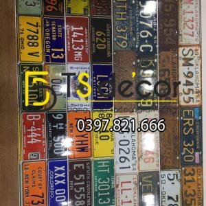 Tranh Biển Số Xe Trang Trí Tetro Vintage Quán Bar Cafe, Barbershop, Quán bia, Beer Pub, Cầu Thàng - Ảnh 13