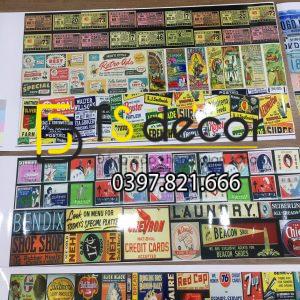 Tranh Biển Số Xe Trang Trí Tetro Vintage Quán Bar Cafe, Barbershop, Quán bia, Beer Pub, Cầu Thàng - Ảnh 9