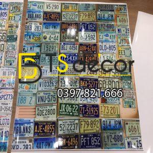 Tranh Biển Số Xe Trang Trí Tetro Vintage Quán Bar Cafe, Barbershop, Quán bia, Beer Pub, Cầu Thàng - Ảnh 12