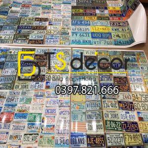 Tranh Biển Số Xe Trang Trí Tetro Vintage Quán Bar Cafe, Barbershop, Quán bia, Beer Pub, Cầu Thàng - Ảnh 5