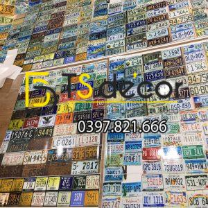 Tranh Biển Số Xe Trang Trí Tetro Vintage Quán Bar Cafe, Barbershop, Quán bia, Beer Pub, Cầu Thàng - Ảnh 6