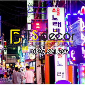 Tranh Dán Tường 3D Phong Cách Đường Phố Hàn Quốc-HQ5D - Ảnh 34
