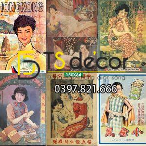 HONG KONG - Combo Set 10 tờ Decal dán tường Hong Kong Khổ A3,A4,A5 - Ảnh 2