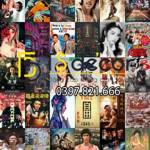 Combo 30 tờ Decal dán tường Hong Kong Khổ A3,A4,A5 - Ảnh 6