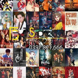 Combo 30 tờ Decal dán tường Hong Kong Khổ A3,A4,A5 - Ảnh 4