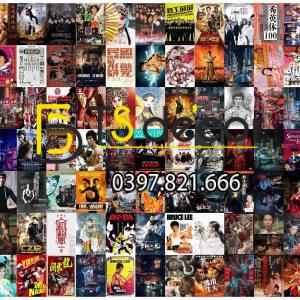 Combo 105 tờ Decal dán tường Hong Kong Hot Trend Khổ A4,A5 - Ảnh 2