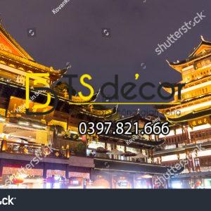 Tranh dán tường 3D Phượng Hoàng Cổ Trấn HKPHCT1 - Ảnh 4