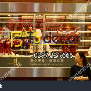 Tranh dán tường 3D Quán Ăn Trung Hoa Hong Kong Trung Quốc HKQA1 - Ảnh 6