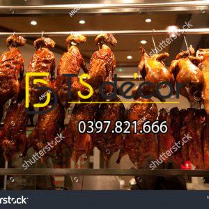 Tranh dán tường 3D Quán Ăn Trung Hoa Hong Kong Trung Quốc HKQA2 - Ảnh 4