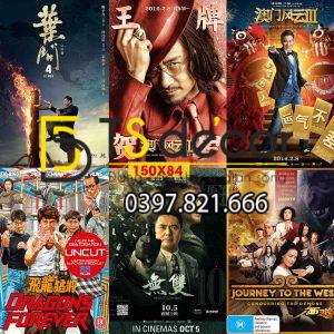 TVB-Combo 10 tờ Decal dán tường Hong Kong TVB Khổ A3,A4,A5 - Ảnh 3