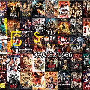 Combo 50 tờ Decal dán tường Hong Kong TVB Khổ A4,A5 - Ảnh 3