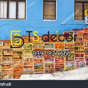 Tranh dán tường 3D đường phố Hong Kong Hot Trend HKĐP03 - Ảnh 5