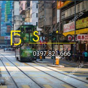Tranh dán tường 3D đường phố Hong Kong Hot Trend HKĐP12 - Ảnh 3